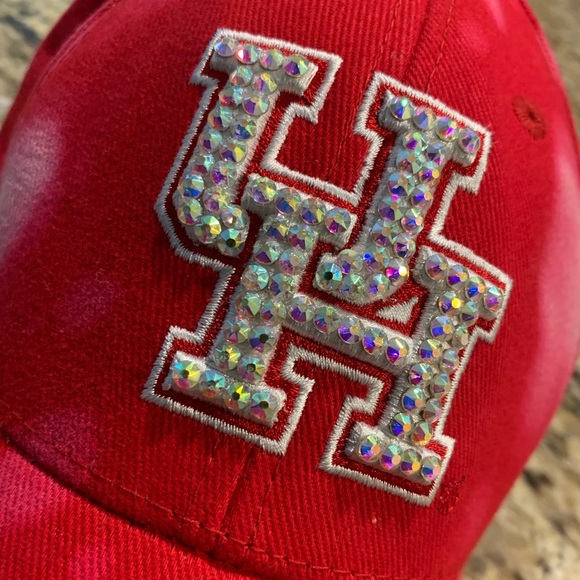 UH Rhinestone Baseball Cap - Picture 2 of 3